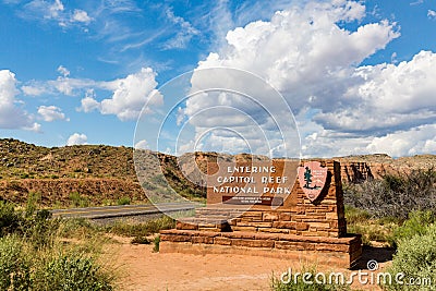 Capitol Reef National Park Editorial Stock Photo